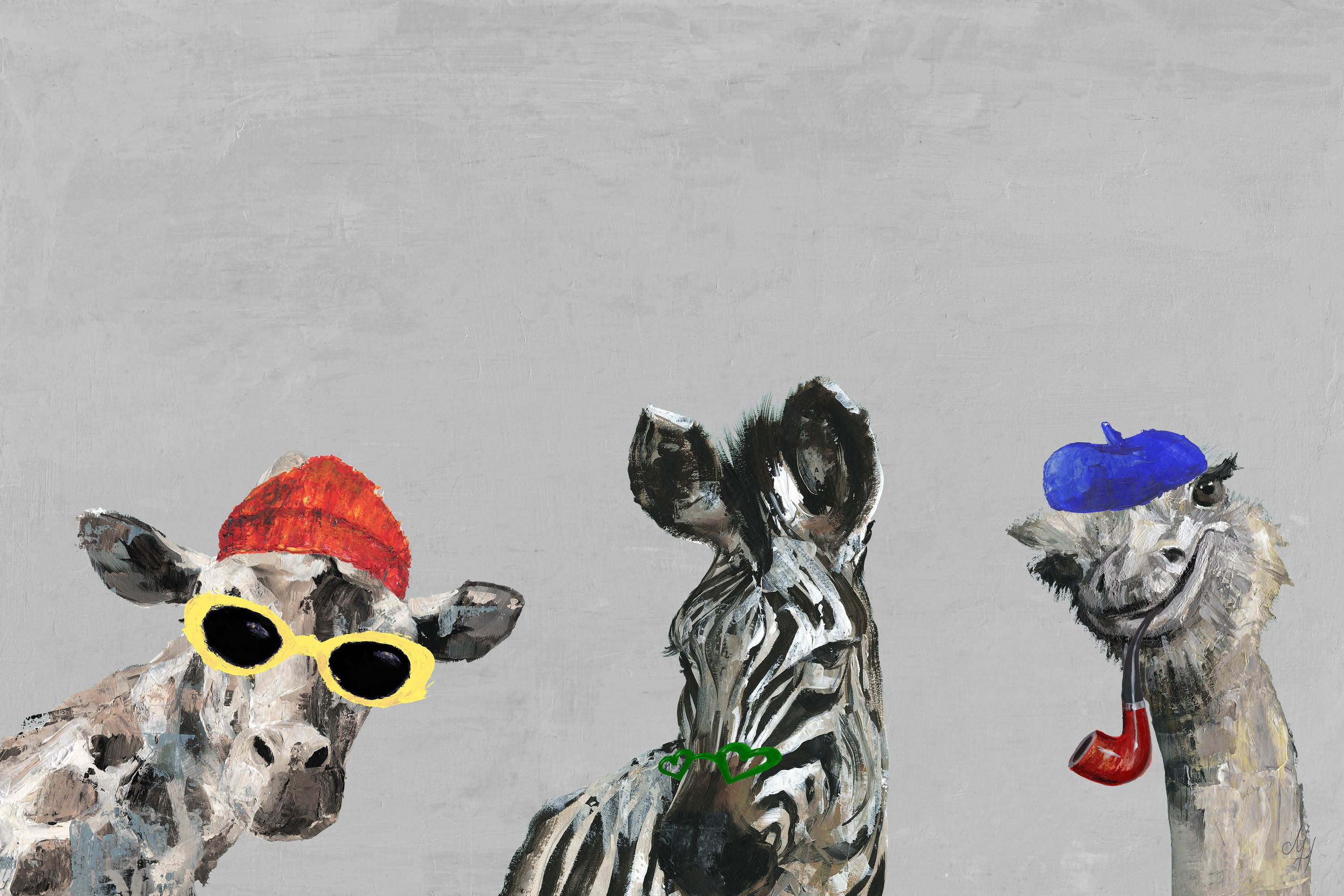 Happening Bunch IV Painting Print on Wrapped Canvas
