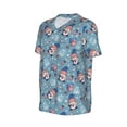 thumbnail image 6 of Fotbe Independence With Gnome Baseball Jersey Shirt for Men and Women, Casual Short Sleeves Button Down T-Shirt-Small, 6 of 9