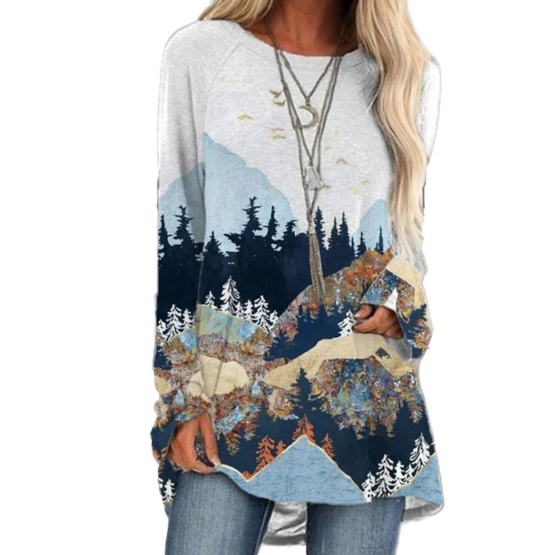 treetop silhouette sweatshirt