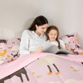 thumbnail image 4 of Homewish Kawaii Farm Animal Twin Bedding Sets 7-Piece, Rustic Sheep Donkey Bedding Comforter Set, Teens Kids Boys Girls Reversible Sheet Sets, Microfiber Bedroom Decor, 4 of 7