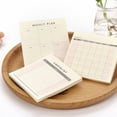 thumbnail image 1 of Musbetu Weekly Monthly Check List Work Plan Square Paper Notebook Diary Agenda Daybook, 1 of 7