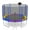 12FT-Colorful, variant on Seizeen Rectangular Trampoline for Kids, 8x12ft Outdoor Trampoline with Enclosure, 2-IN-1 Basketball Trampoline with Hoop