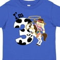 thumbnail image 4 of Inktastic I'm Three-cowgirl Riding Horse Birthday Girls Toddler T-Shirt, 4 of 5