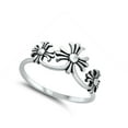 thumbnail image 4 of Vintage Medieval Crosses Ring .925 Sterling Silver Band Jewelry Female Male Unisex Size 4, 4 of 4