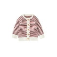 thumbnail image 1 of Qiylii Toddlers Knitted Cardigan, Long Sleeve Single-breasted Outwear Tops, 1 of 8