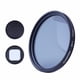 thumbnail image 2 of de filtro de lente de 52 accesorios de tapa de lente, con adaptador, herramienta de piezas de lente de cámara, para deportes acuáticos ND4 Soledad Lente de la cámara, 2 of 10