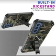 thumbnail image 2 of for Samsung Galaxy S22 Camouflage Case, Heavy Duty Shockproof Protection Military Grade Built-in Magnetic Kickstand Camo Cover Case for Samsung Galaxy S22 MC Army Green, 2 of 7