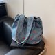 thumbnail image 4 of Bolso Mano Hombro Mujer Denim Jean Hobo Compras, 4 of 9