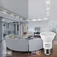 thumbnail image 4 of 6 Pack LED PAR16 Spot Light Bulbs, 6.5W(50W Eqv.) 500lm E26 Medium Base Dimmable Spotlight, 5000K Daylight, 4 of 7