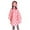 Rose, variante sur Imperméable 3D pour Filles, Poncho avec Capuchon pour Enfants et Tout-Petits – Vêtement d'Extérieur Style Dessin Animé pour Garçons et Filles, Tenue de Pluie 2D