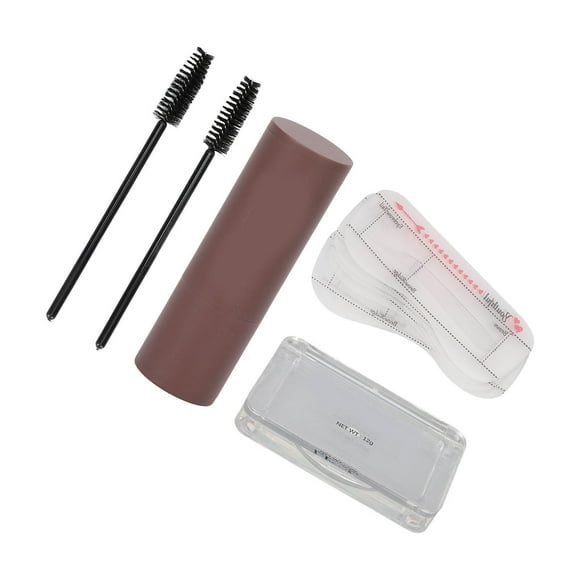 Eyebrow Shaping Kit, Eyebrow Stencil Kit Eyebrow Styling Cream Eyebrow Card Long Lasting 1 Step Brown For Women For Perfect Brow