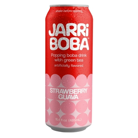 Jarri Boba Strawberry Guava, 16.4 oz Can