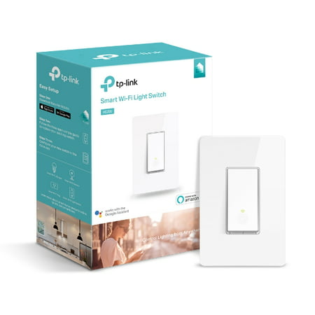 TP-Link HS200 In-Wall Smart Switch, No Hub (Best Smart Light Switch For Google Home)