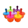 thumbnail image 2 of Contenedor de alimentos congelados para bebés, recipiente de silicona con tapa hermética y 7 compartimentos independientes, bandeja para congelar alimentos., 2 of 2
