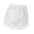 thumbnail image 4 of Zxpjkyu Waist Apron Lace Half Apron for Women Girl,Waitress Apron Server Aprons for Cafe White, 4 of 9
