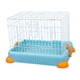 thumbnail image 2 of Jaula para conejos, casa para animales pequeños con bandeja separada, jaula de hábitat, jaula para conejos de interior, jaula para conejillos de india azul, 2 of 9