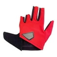 thumbnail image 4 of Guante de billar abierto para taco de billar, mano izquierda para adultos, muñeca ajustable, elástico, taco de billar, guante deportivo, guantes con Rojo, 4 of 8