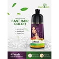 thumbnail image 5 of Herbishh Magic Hair Dye Shampoo - Colors Gray Hair in Minutes - Long Lasting - 500 Ml - 3-In-1 Ammonia-Free Color Treatment (Purple), 5 of 5