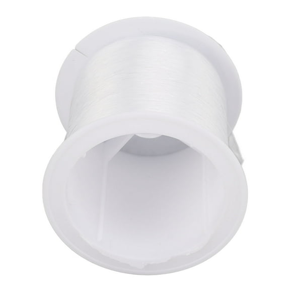 Clear Nylon String Cord, 0.2mm / 142yd Easy To Hide Practical Clear Fishing Line 1 Roll For Ornament Hanging For Bracelet Making