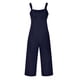 thumbnail image 5 of ICHUANYI Clearance Womens Fashion Summer Solid Color Casual Sleeveless Suspender Jumpsuit(Navy, XL) ICHUANYI WER2023080903059, 5 of 6