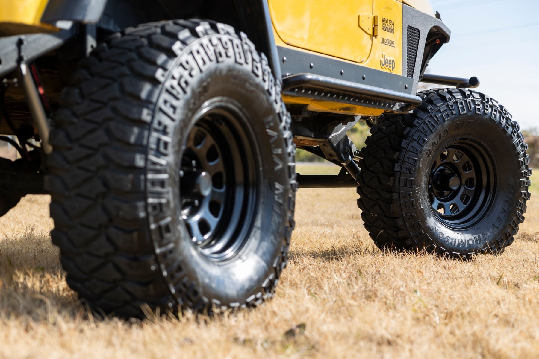 Rough Country Black Steel Wheel | 16x8 | 5x4.5 | -6mm - RC52-6866