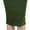 Army Green, variant on ToBeInStyle Women's Premium Cotton-Blend Basic Knee Skirt - Ruby - M