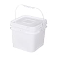 thumbnail image 1 of Lata de pintura, contenedor de almacenamiento de alimentos de 8 l, contenedor de agua resistente, cubo de pintura con asa para acampar, pintar, casa,, 1 of 8