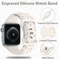 thumbnail image 3 of ANTSHARE Compatible with Apple Watch Band 38mm 40mm 41mm 42mm 44mm 45mm, Waterproof Cheetah Sport Silicone Strap Wristbands for iWatch Bands Series 11 10 9 8 7 6 5 4 3 2 1 SE3/2/1 Ultra3/2/1, 3 of 4