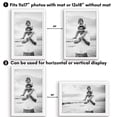 thumbnail image 3 of Americanflat 12x18 Poster Frame with Polished Plexiglass with 11x17 Mat 2 Pack Display Photo Galleria - White, 3 of 8
