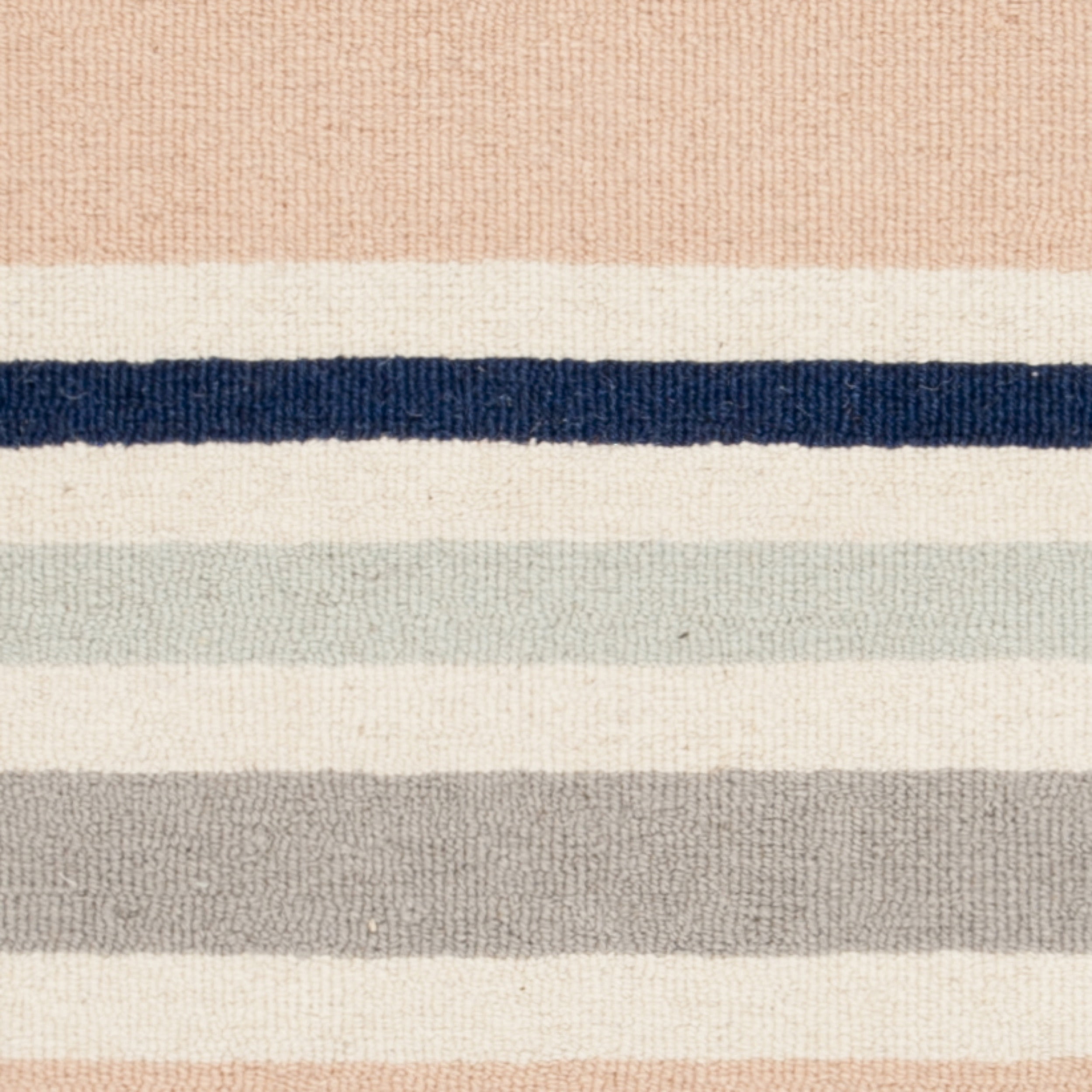 SAFAVIEH Kids Multi Striped Wool Runner Rug, Ivory/Multi, 2'6" x 8'