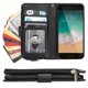 thumbnail image 2 of Funda tipo cartera para iPhone 7 Plus y 8 Plus con cordón y tarjetero de piel sintética., 2 of 5