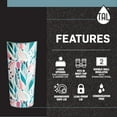 thumbnail image 6 of TAL Stainless Steel Coolie Tumbler 24oz, Green Tropical, 6 of 6