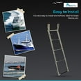 thumbnail image 6 of Marine City 4-Step Telescoping Drop Ladder with Handle  304 Stainless Steel, 45.5 Inch Extended, 15.5 Inch Stowed, 10 Inch Mounting Distance, 9" Brackets, for Swim Platforms & Transoms, 6 of 8