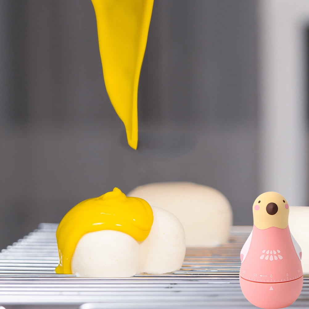 NIAIZEK Parrot Shape Mechanical Timer Plastic Kitchen Cooking Timer for Baking and Time Scheduling