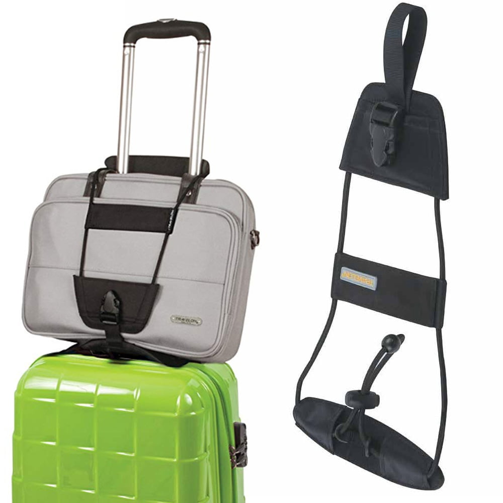 travel bag with luggage handle slot