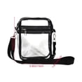 thumbnail image 3 of PONPRNGY Clear Bag, Clear Purse for Women, Crossbody Bag for Stadium Events Concerts Festivals, 3 of 7