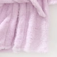 thumbnail image 6 of Gibobby Kids Thick Coral Fleece Bathrobe,Warm Cozy Hooded Robe with Adjustable Belt,Cute Print,for Boys Girls 2-12T for Autumn Winter Cold Weather Kids Toddler Pajamas,Purple,Size 7-9T, 6 of 6