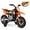 Orange, variant on 12V Kids Ride-On Motorcycle with Training Wheels,2×25W Motors, Throttle Grip, Spring Suspension, Bluetooth & Music, Electric Dirt Bike for Ages 3-8,Green