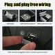 thumbnail image 1 of 4PCS Interfaz USB enchufable Mini luz USB Luz nocturna ambiental para automóvil (verde), 1 of 5