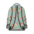 thumbnail image 3 of Pioneer Flower Floral Print Pattern Backpack for School, Cute School Bag with Adjustable Shoulder Straps and Padded Back, 15.3"x11"x7.1", 3 of 5