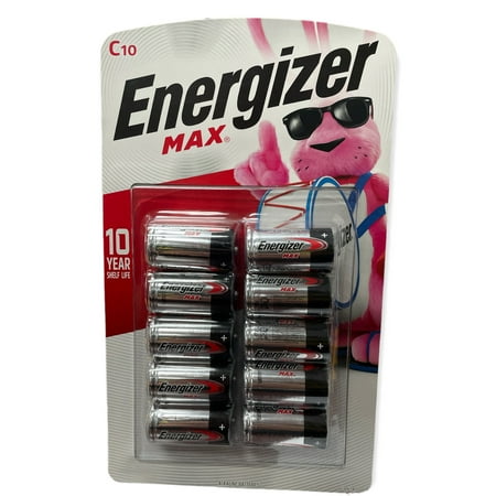 Energizer C Batteries  Max C Cell Battery Premium Alkaline  10 Count