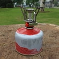 thumbnail image 2 of Portable Stove Retractable Feet Design High-Power Durable High Temperature Resistant Strong Load Bearing Fire Heater Blue Flame Outdoor Folding Mini Gas Stove for Camping, 2 of 7