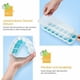 thumbnail image 5 of Contenedores apilables para cubitos de hielo perfectos Bandejas para cubitos de hielo con tapa de silicona, paquete de 4, 5 of 5