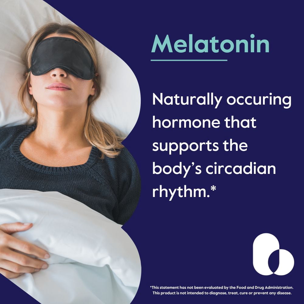 Melatonin 10mg (360 Vegetarian Capsules) - No Stearates - No Flow Agents - Vegan - Non GMO - Easy to Swallow Small Capsules