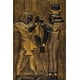 thumbnail image 1 of Impresiones de arte egipcio antiguo negro dorado, carteles 3D, Faraón y sus maidines, pintura de pared de lienzo para habitación, imágenes decorativas, 1 of 4