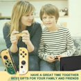 thumbnail image 2 of Contrôleurs pour Nintendo Switch, Joypad L/R avec Double Vibration, Supporte le Réveil/contrôle de Mouvement, Compatible avec Nintendo Switch/LITE/OLDE, Sans NFC, Or Magnifique pour Zelda, 2 of 5