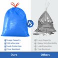 thumbnail image 4 of PLUHKN-13 Gallon Drawstring Tall Kitchen Trash Bags,Clean Fresh Scent and Heavy Duty Garbage Bags(100 Count,60x70cm), 4 of 4