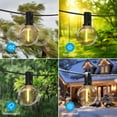 thumbnail image 3 of DAYBETTER G40 Outdoor String Lights, 200ft with 100 Edison Vintage Bulbs, Waterproof, Shatterproof, Connectable, for Backyard, Patio, 3 of 7