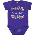 thumbnail image 3 of Inktastic Nanas Girl Bright Flowers Girls Baby Bodysuit, 3 of 5