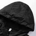 thumbnail image 3 of Men's Lightweight Waterproof Rain Jacket Casual Hooded Raincoat Outdoor Camp Hiking Windbreake Jacket Outerwear 2024, 3 of 6